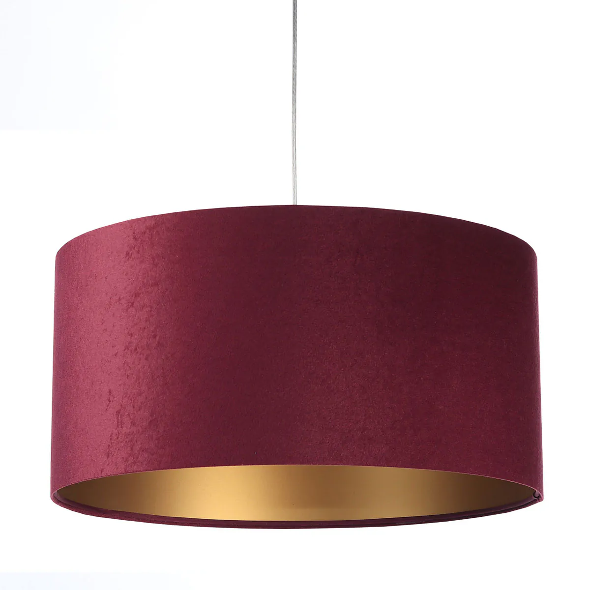 BPS Pendelleuchte, Lila, Gold, Ø: 30 cm