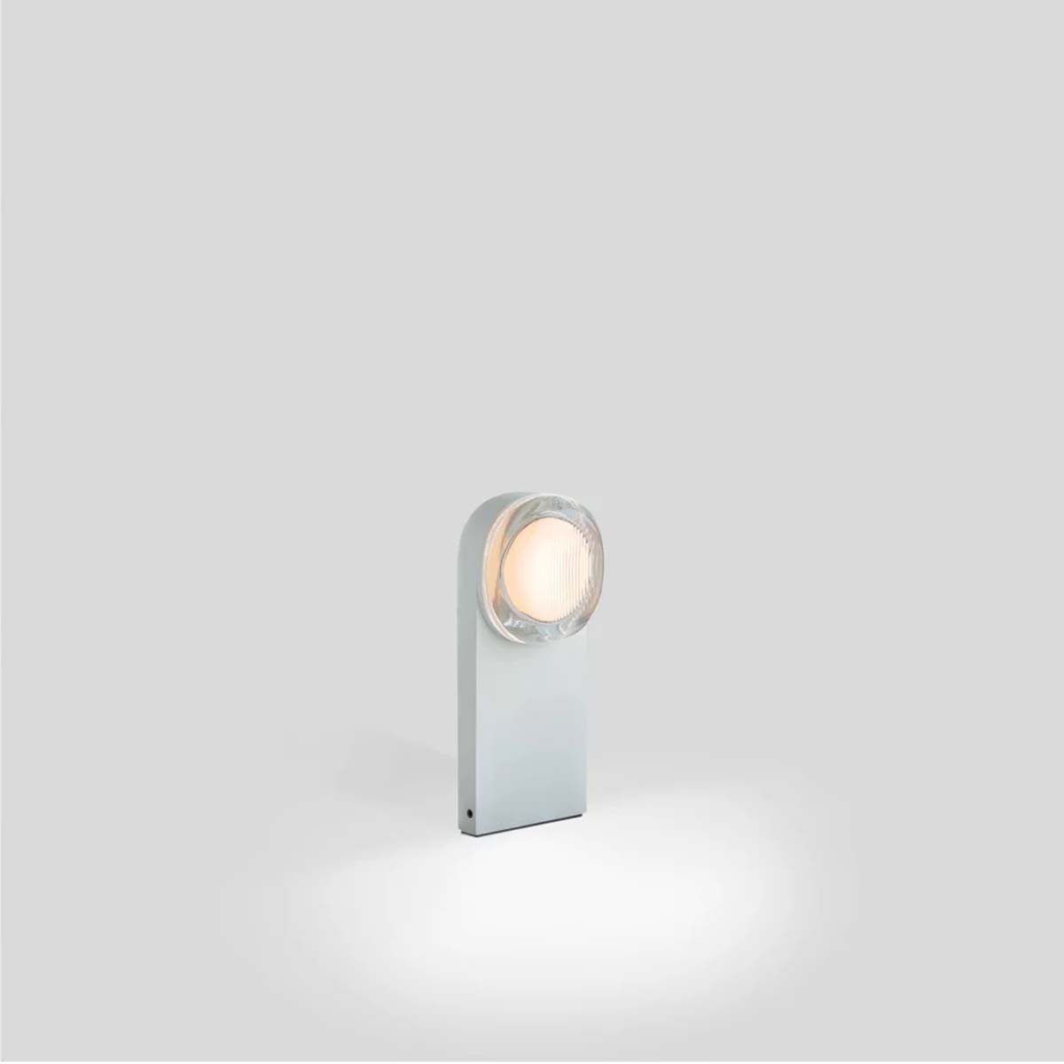 Delta Light Nebbia Pollerleuchte, Weiß, H: 30 cm, Warmweiß 3000K, DALI dimmbar