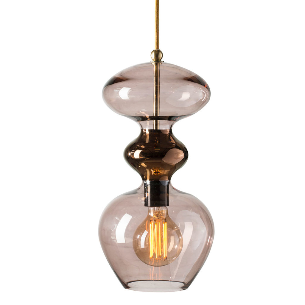 Futura Pendelleuchte M Ø 18 cm, Obsidian