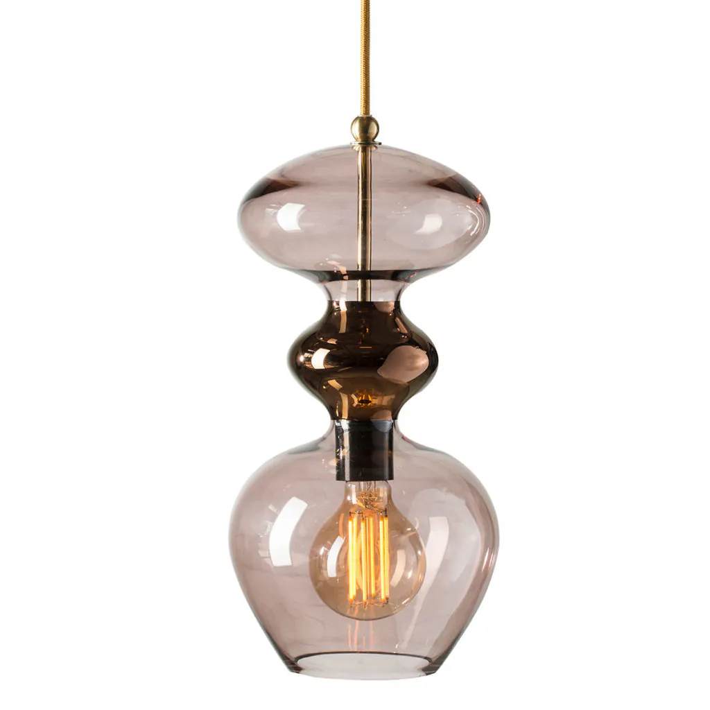 Futura Pendelleuchte M Ø 18 cm, Obsidian