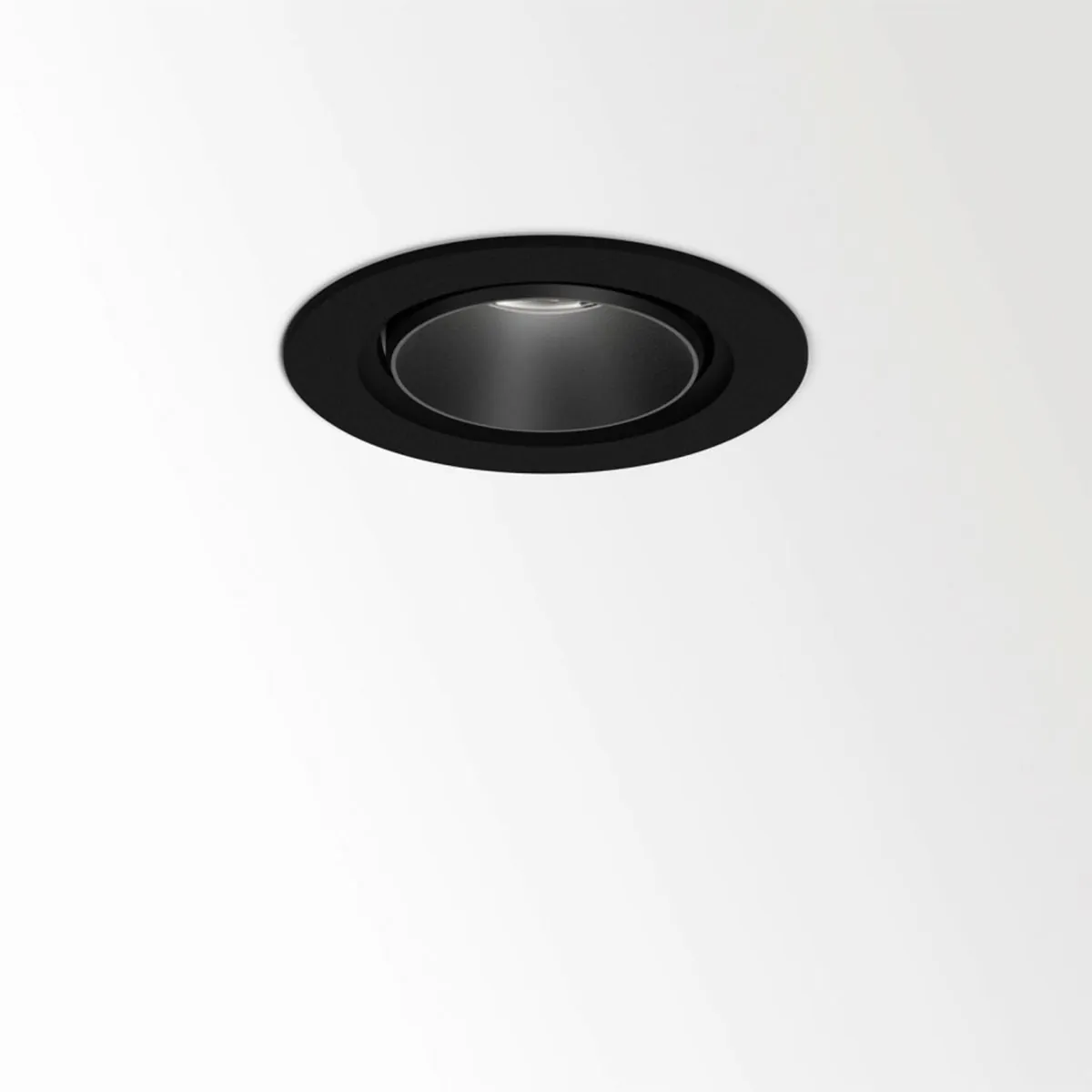 PLAT-OH! 93036 Einbaustrahler, Ø: 8,2 cm, Schwarz, Warmweiß 3000K, 36°