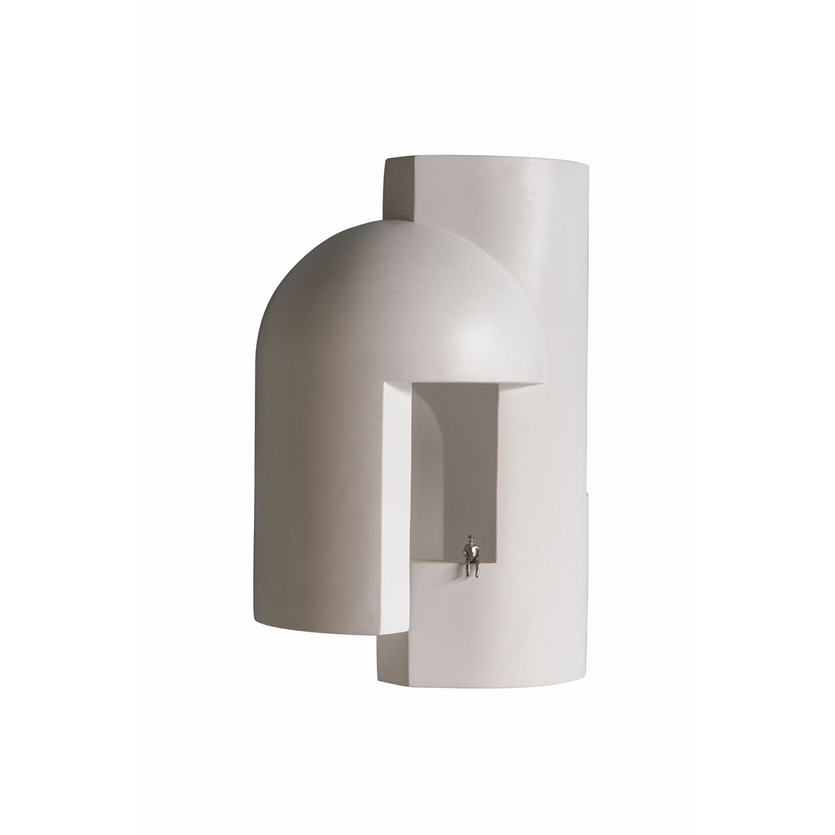 Soul Story 1 Wandleuchte, H: 28,7 cm Weiß – elegante Designerlampe aus dem Hause DCW Editions ideal im Schlafzimmer