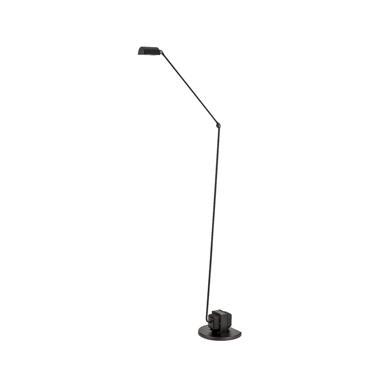 Daphine Terra LED Stehleuchte, H: 101 cm, Schwarz soft, Extra-Warmweiß 2700K