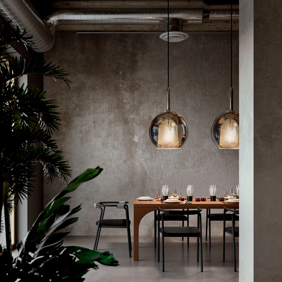 Glo 0811-24 Maxi Pendelleuchte Ø: 55 cm, Transparent Glas