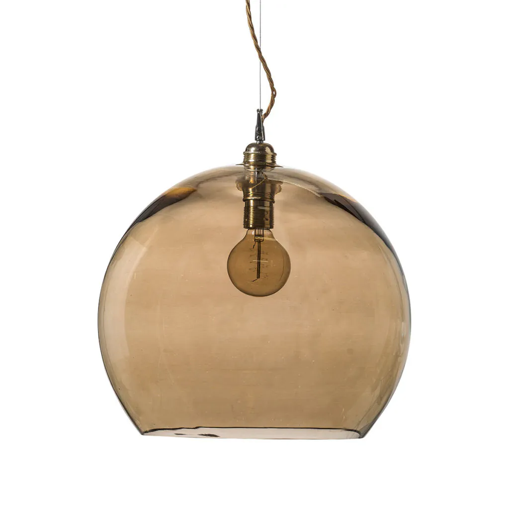 Rowan Pendelleuchte XL Ø 39 cm, Golden Smoke, Gold Rowan Pendelleuchte XL Ø 39 cm, Golden Smoke, Gold