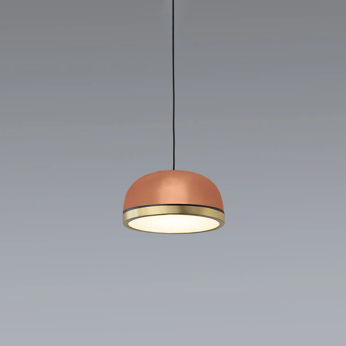 Molly 556.21 Pendelleuchte Ø: 15 cm, Kupfer, Messing