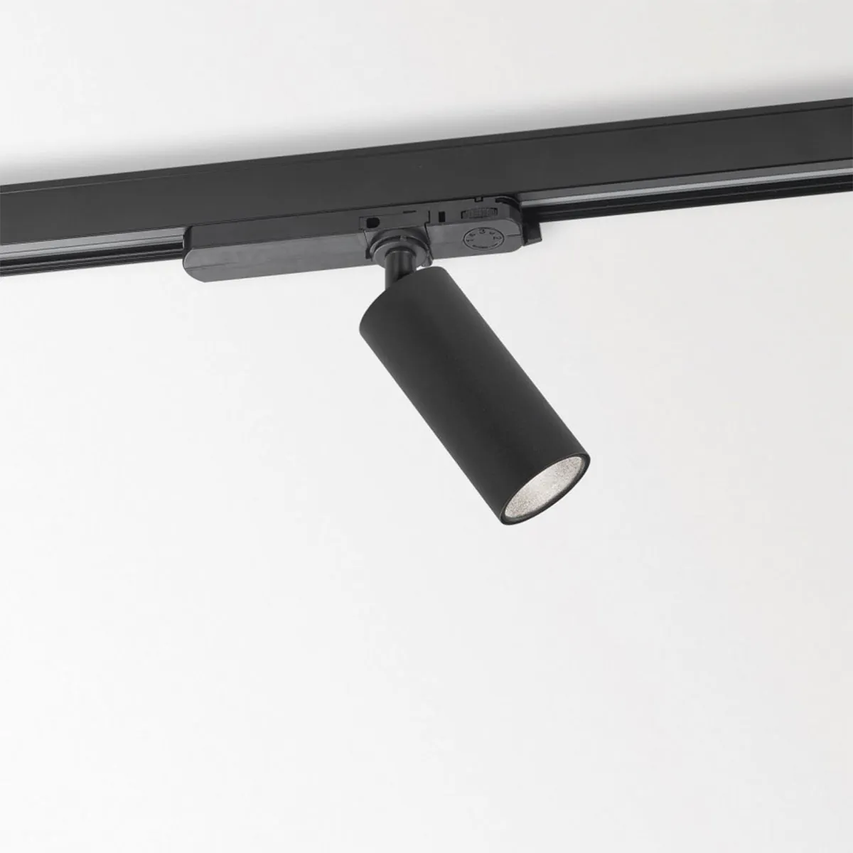 SPY 52 93045 ADM Schienenstrahler, Ø: 5,2 cm, Schwarz, Warmweiß 3000K, 45°