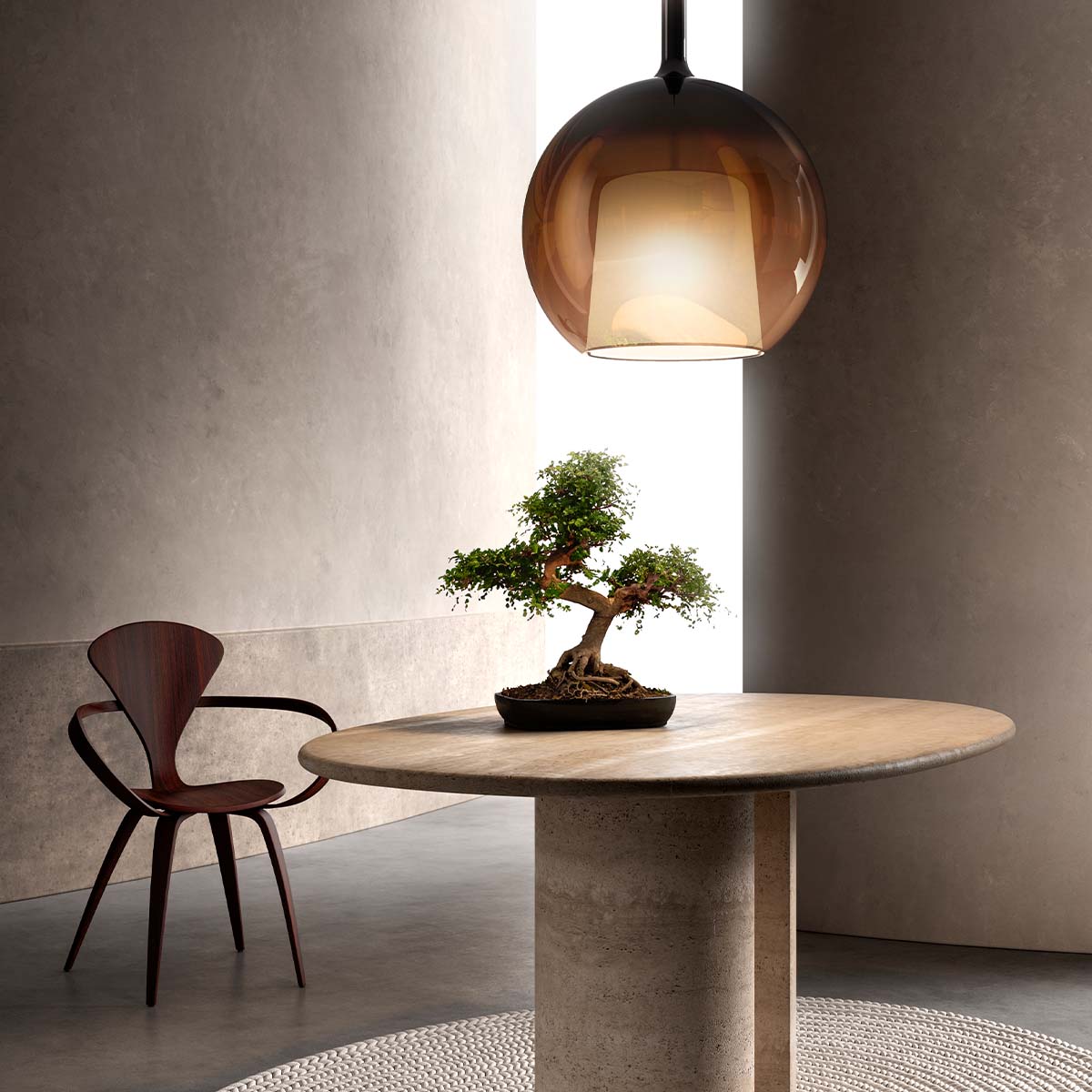 Glo 0811-24 Maxi Pendelleuchte Ø: 55 cm, 4 Ever Glas Glo 0811-24 Maxi Pendelleuchte Ø: 55 cm, Transparent Glas