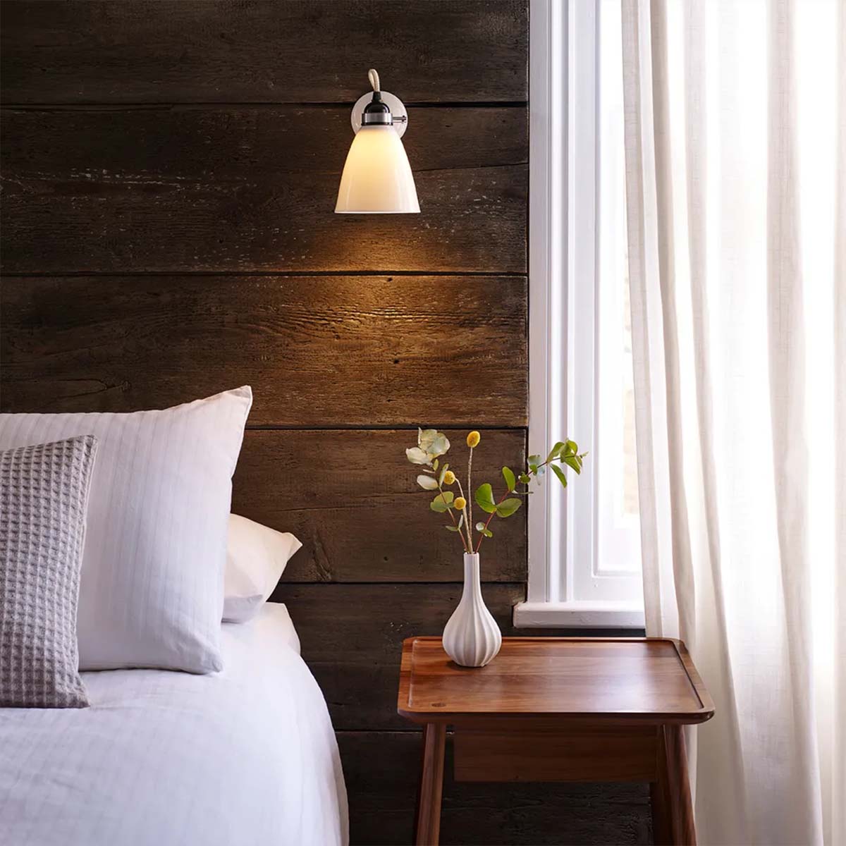 Hector Medium Dome Wandleuchte, Ø: 12 cm, Mit Schalter