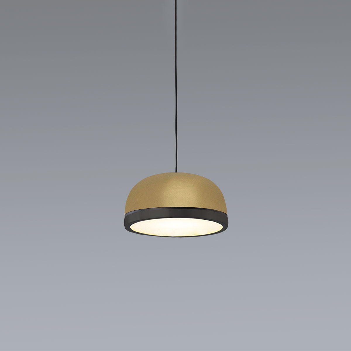 Molly 556.21 Pendelleuchte Ø: 15 cm, Messing, Schwarz