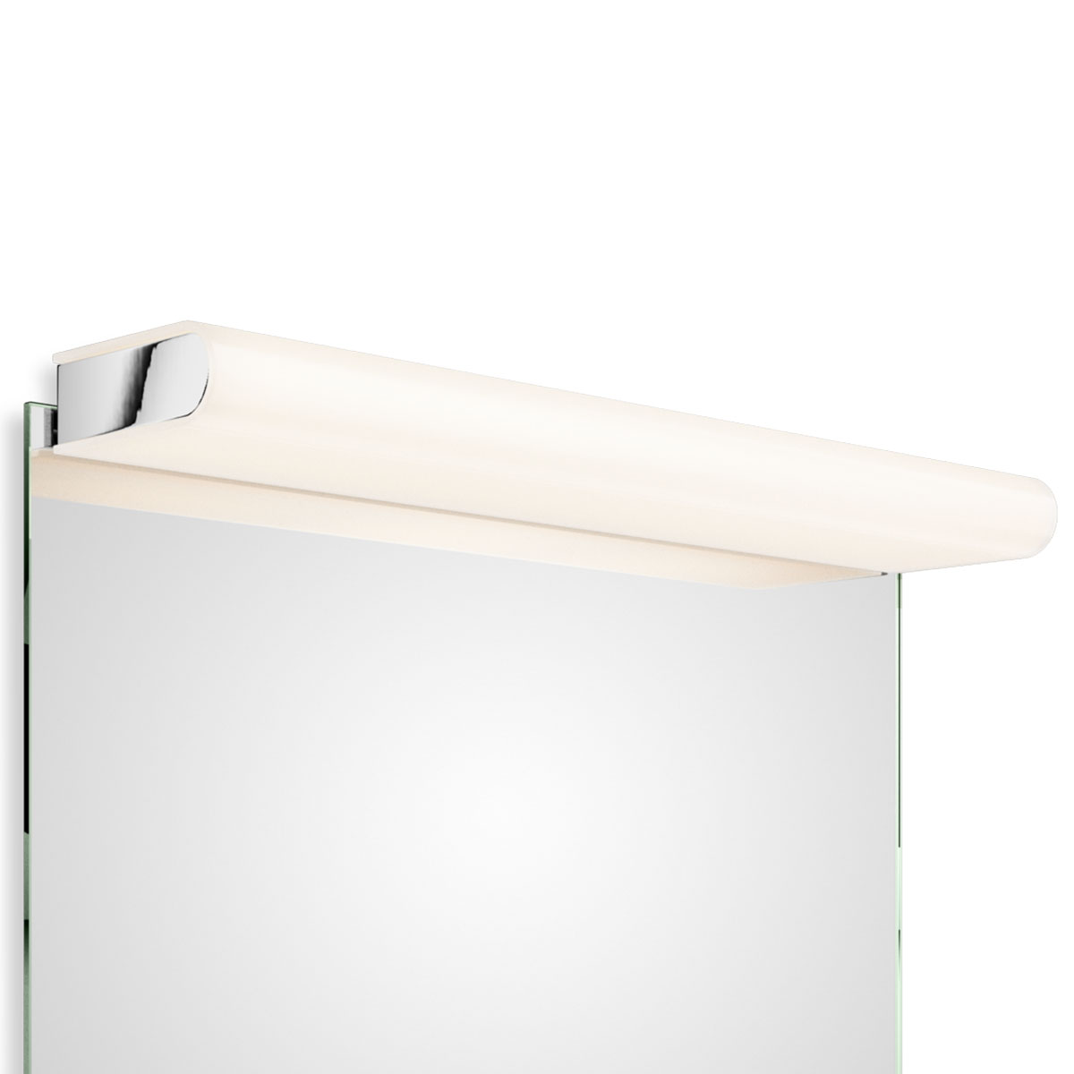 Technische Zeichnung Decor Walther Book 1-60 LED Spiegel Aufsteckleuchte Bad, Chrom, B: 58 cm Spiegel