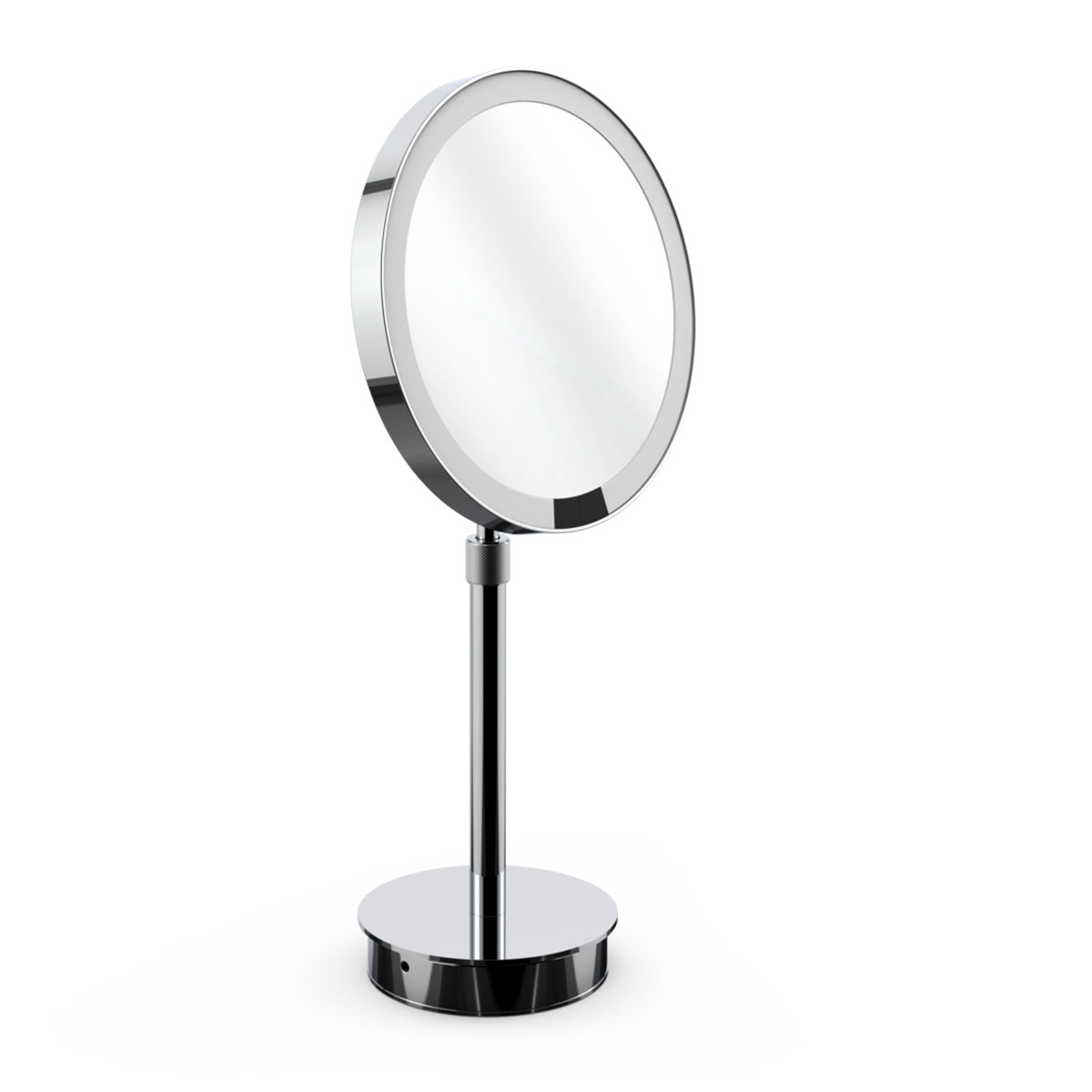 Hochwertiger Kosmetikspiegel mit LED-Licht – Decor Walther Just Look Plus SR Akku Tisch Schminkspiegel mit Licht Bad, H: 39-45 cm, Chrom, 5x Vergrößerung Eleganter Schminkspiegel mit Beleuchtung – Decor Walther Just Look Plus SR Akku Tisch Schminkspiegel mit Licht Bad, H: 39-45 cm, Chrom, 7x Vergrößerung