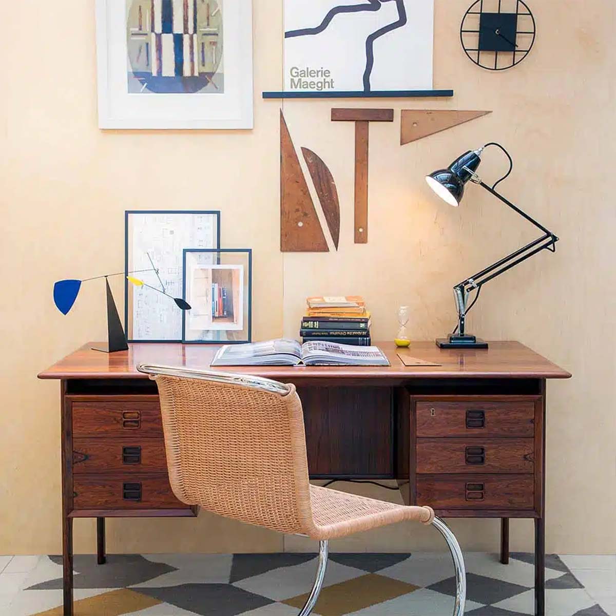 Anglepoise Original 1227 Tischleuchte, H: max. 91 cm, Bright Chrome