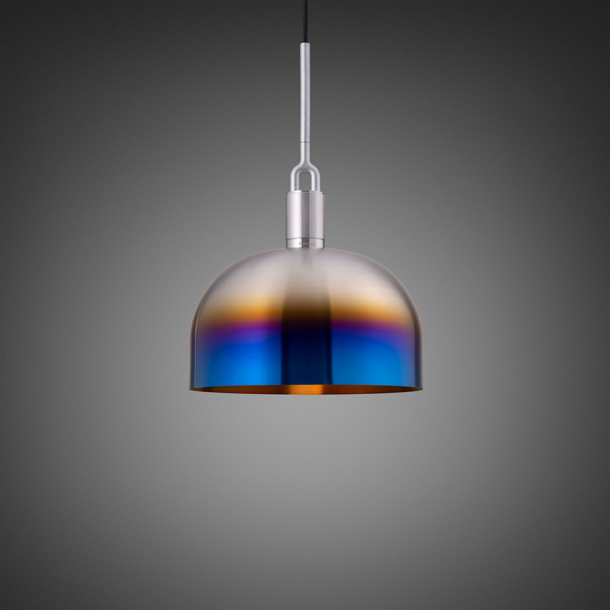 Buster + Punch Forked Shade Pendelleuchte, Large, Burnt Steel