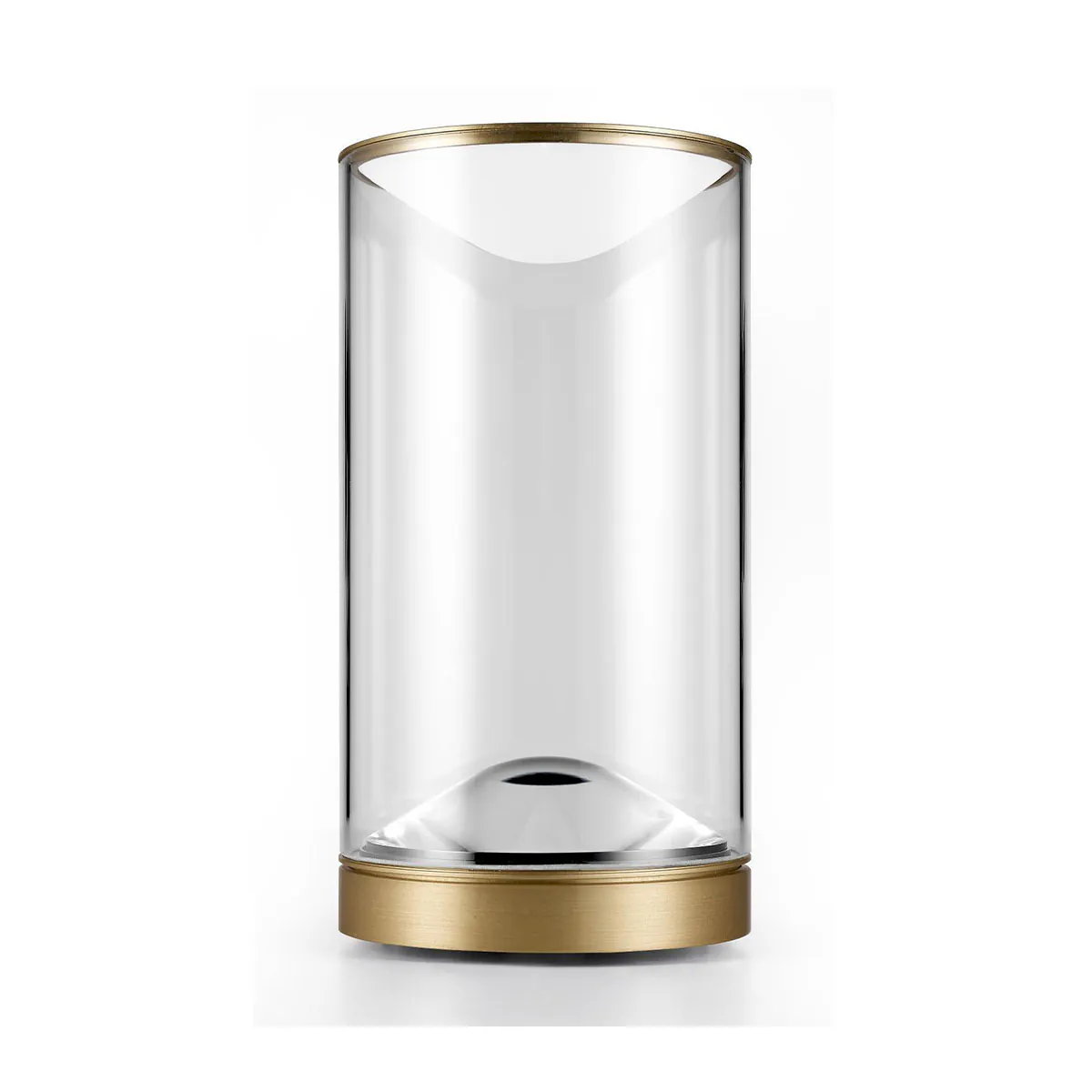 Eve Tischleuchte, Ø: 12 cm, Touch-Dimmer, Messing eloxiert, Extra-Warmweiß 2700K