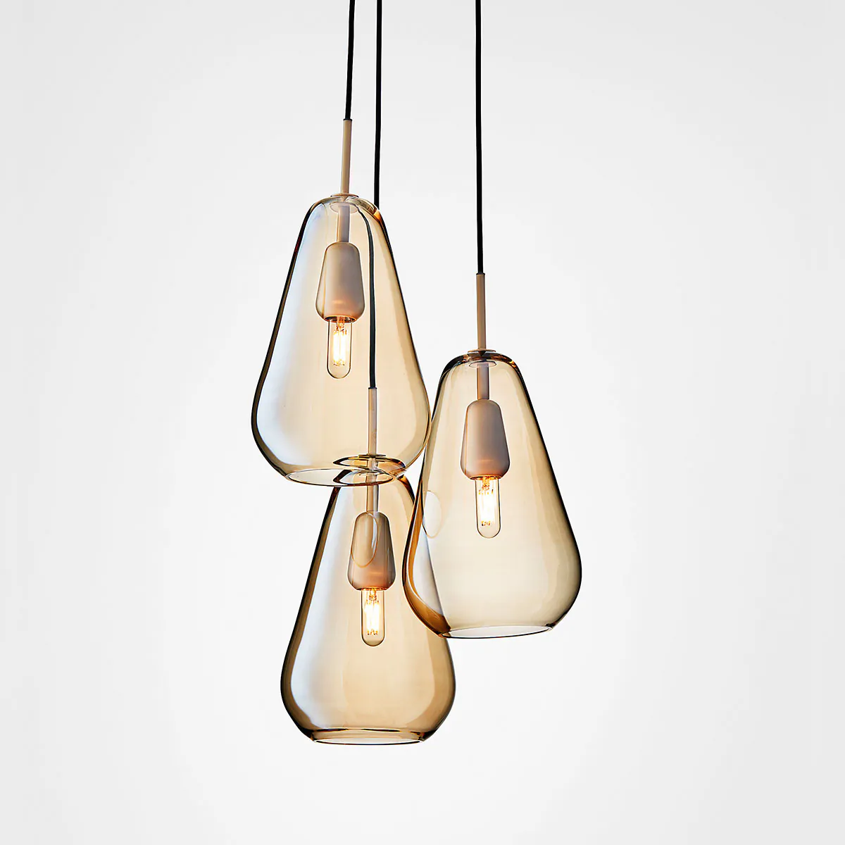 Anoli 3 Pendelleuchte, Ø: 35,5 cm, Gold transparent Anoli 3 Pendelleuchte, Ø: 35,5 cm, Gold transparent