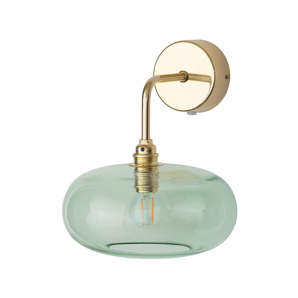 Horizon Wandleuchte Ø 21 cm, Forest Green, Gold Horizon Wandleuchte Ø 21 cm, Forest Green, Gold