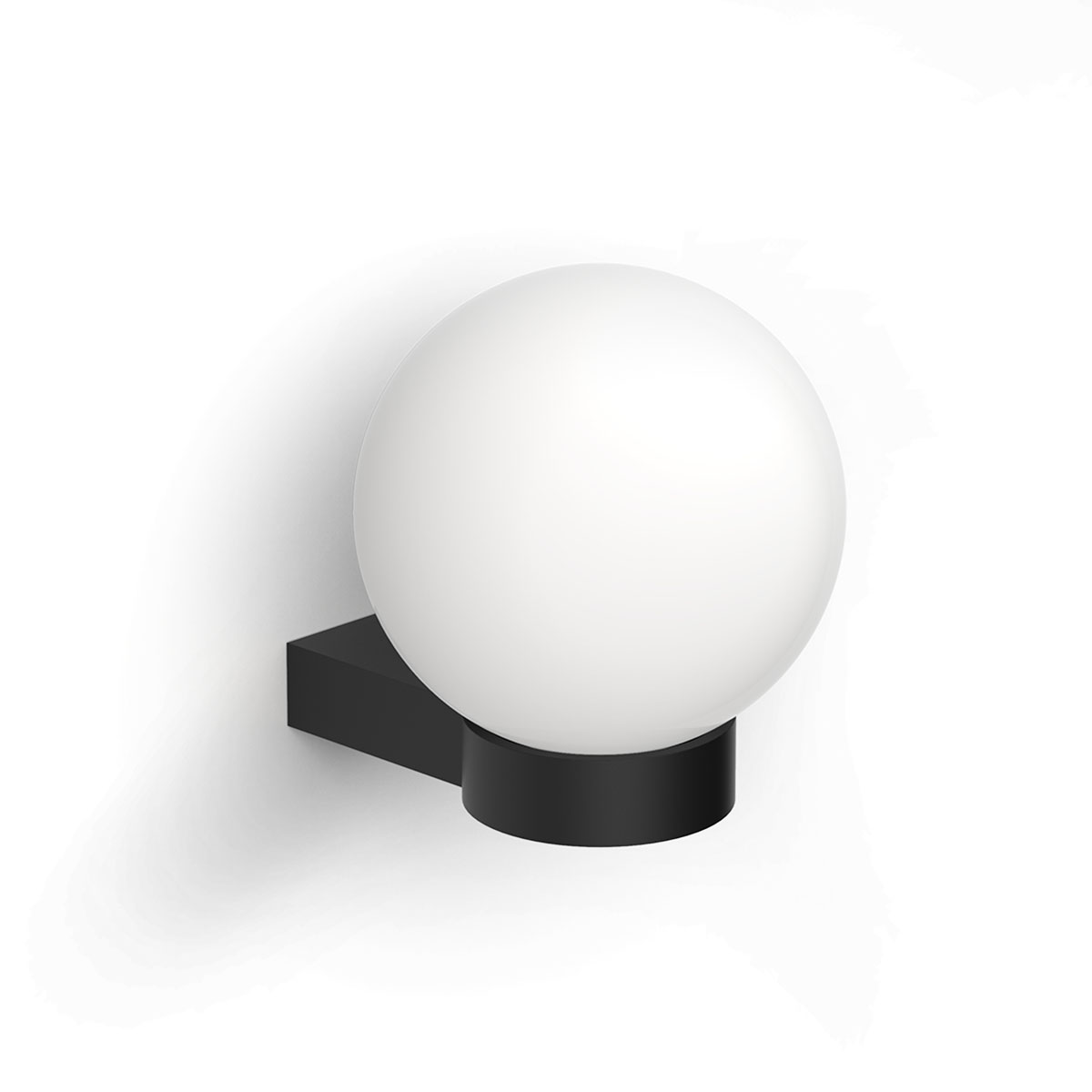 Bar Light Wandleuchte Bad, Ø: 16,5 cm, H: 18,5 cm, Schwarz matt