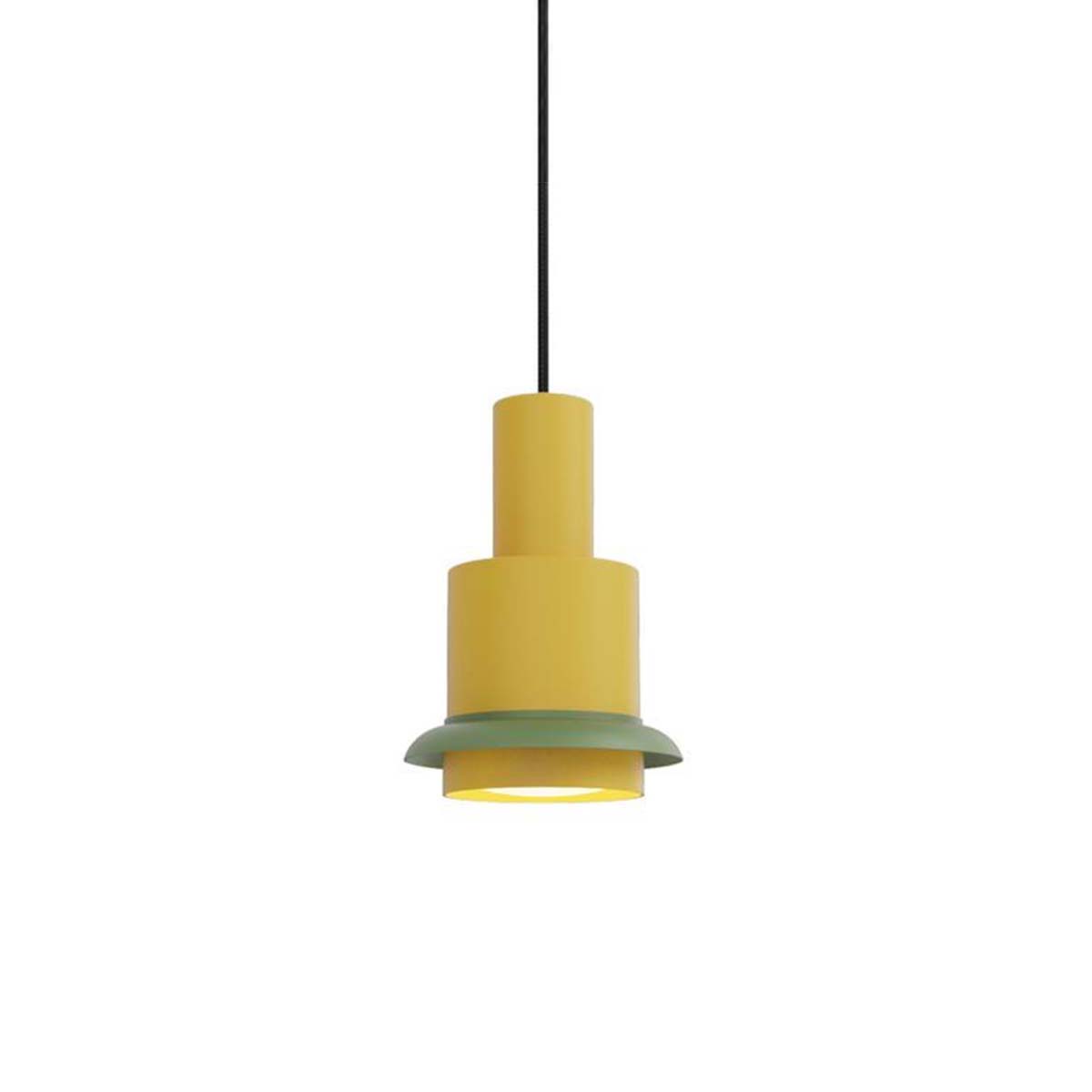 DCW Editions Chaumont 190 Pendant Pendelleuchte, Gelb & Grün, Modern – farbenfrohe Pendelleuchte mit harmonischem Farbakzent, perfekt für kreative Interieurs