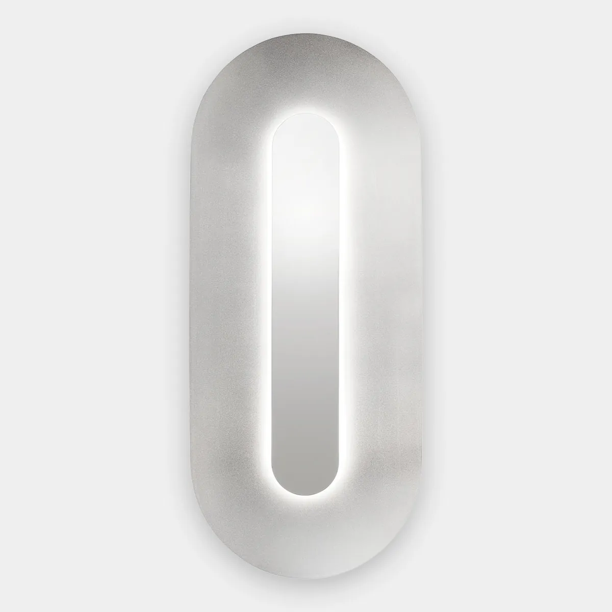 Sasi Large Wandleuchte, H: 65 cm, Silber