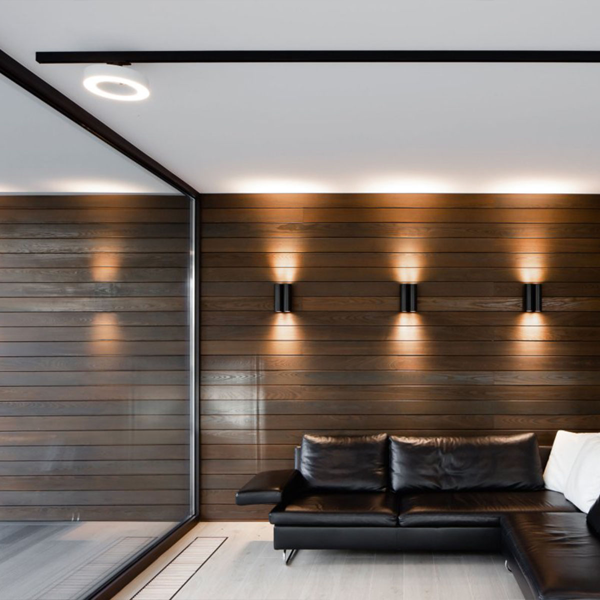 SUPER-OH! XS PIVOT 39 ADM DIM8 Schienenstrahler, Weiß, Ø: 39 cm