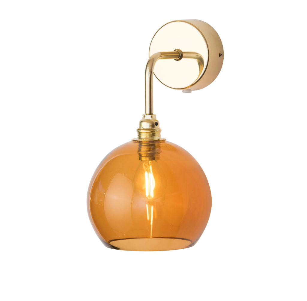 Rowan Wandleuchte S Ø 15,5 cm, Toast, Gold