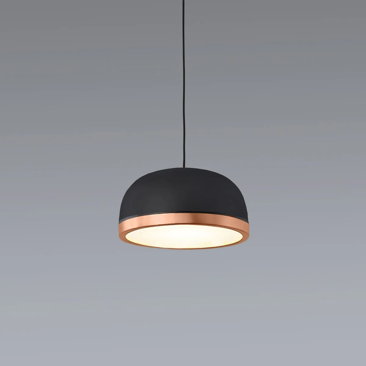 Molly 556.22 Pendelleuchte Ø: 20 cm, Schwarz, Kupfer