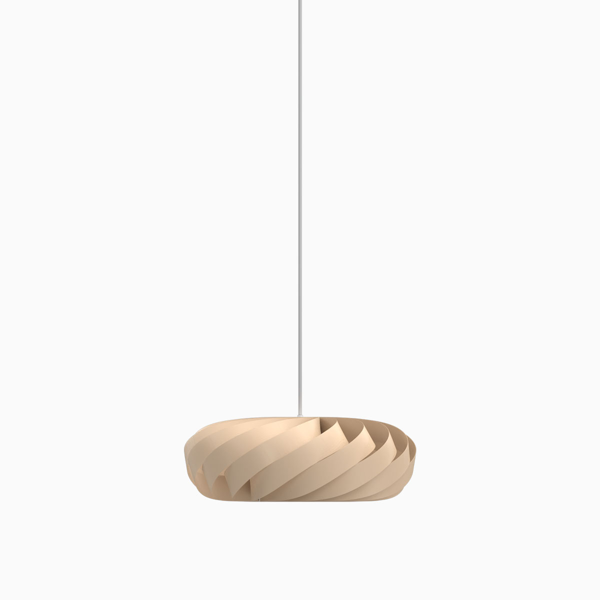 Tom Rossau TR5 Pendelleuchte, Birke Natur, Ø: 40 cm, H: 18 cm – handgefertigte Pendelleuchte im skandinavischen Design, ideal über Esstisch oder im Wohnzimmer, aus Holzlamellen in Natur. Die TR5-Pendelleuchte von Tom Rossau ist perfekt für den Esstisch