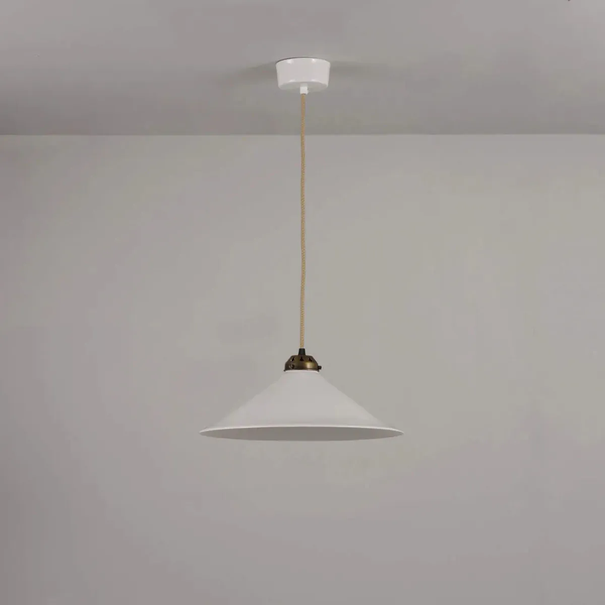 Cobb Large Pendelleuchte, Messing roh Ø: 35 cm