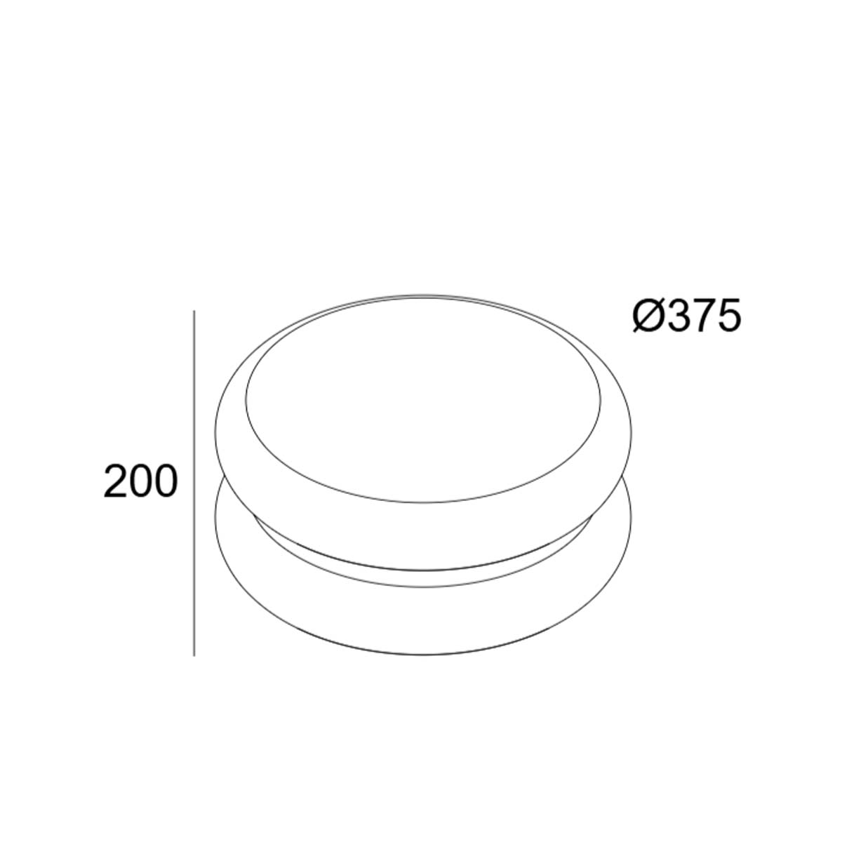 DeltaLight_Cami_F20_tech Delta Light CAMI F20 927 DIM5 Bodenleuchte, H: 20 cm, Warmweiß 3000K