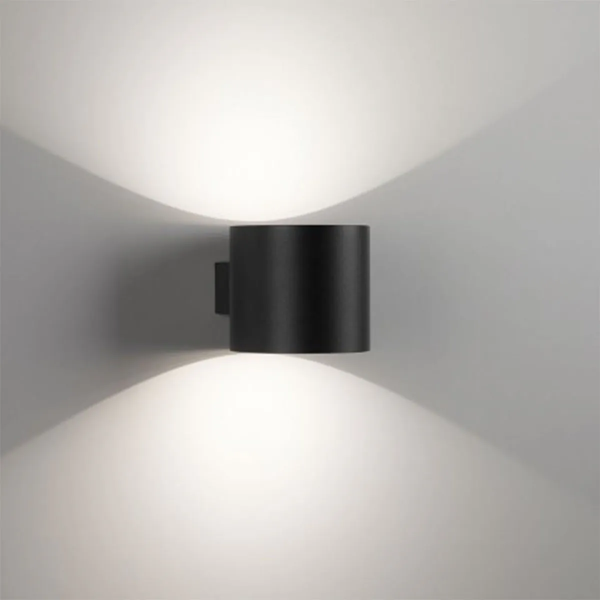 ORBIT LED 930 DIM8 Wandleuchte, Ø: 10 cm, H: 8,8 cm, Schwarz & Vergoldet Mat, Warmweiß 3000K