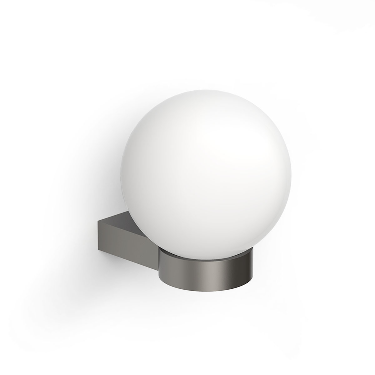 Decor Walther Bar Light Wandleuchte Bad, Ø: 16,5 cm, H: 18,5 cm, Dark Metal matt – moderne Wandlampe fürs Bad