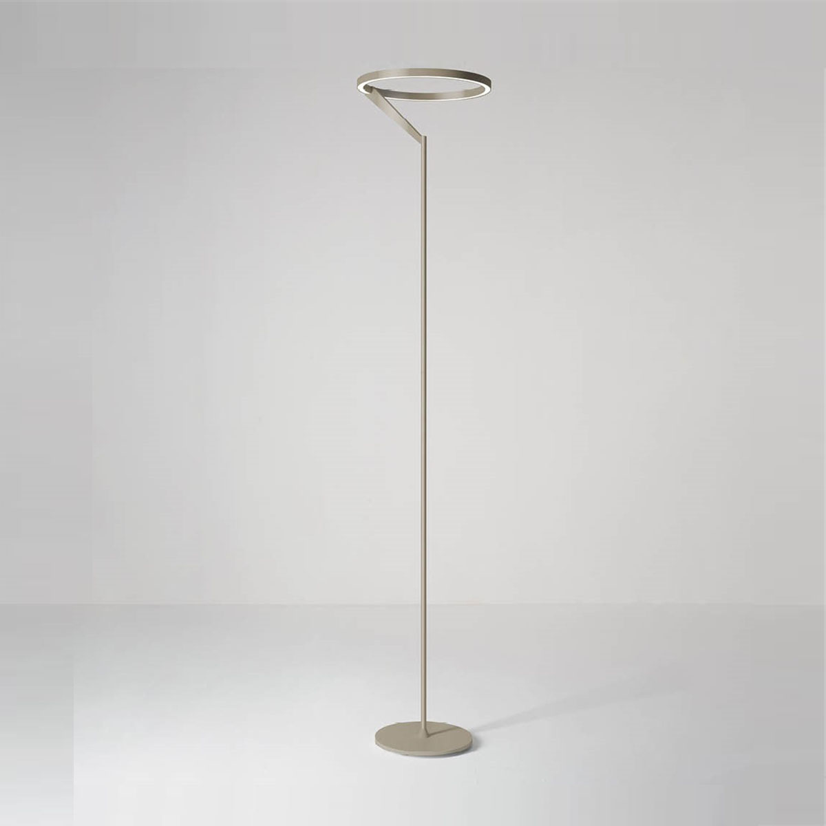 Meridiana Ring Stehleuchte mit Up-Down Licht, Sand Meridiana Ring Stehleuchte mit Up-Down Licht, Sand