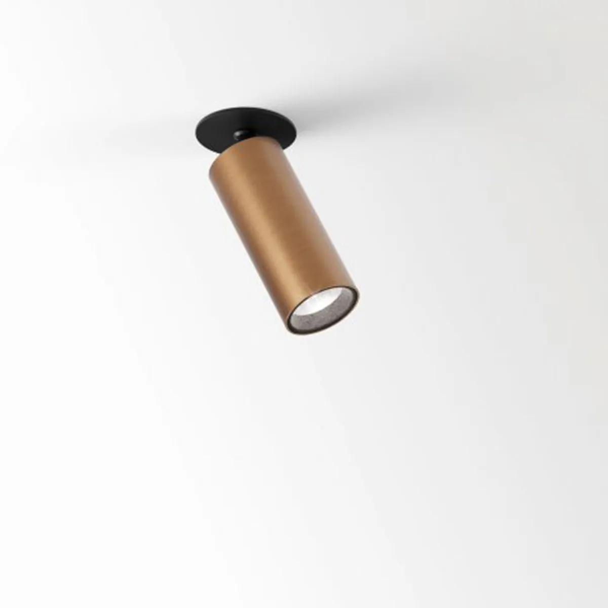 SPY 39 CLIP 93040 Einbaustrahler, Ø: 3,8 cm, L: 9,2 cm, Gebürstetes Kupfer, Warmweiß 3000K, 40°