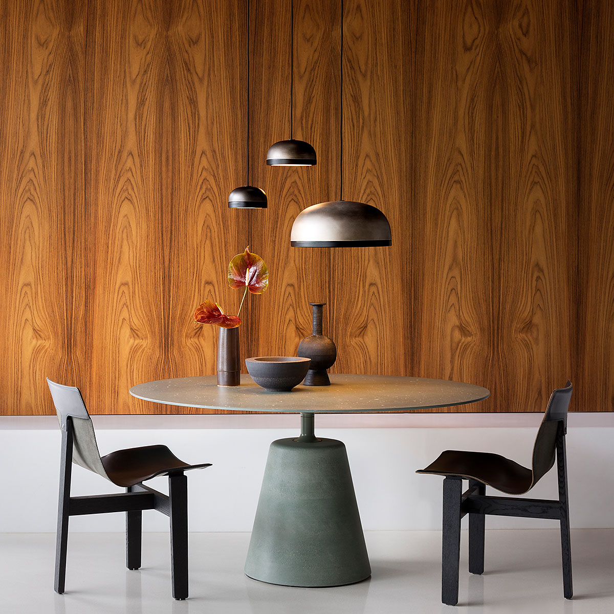Italienisches Lichtdesign: TOOY Molly 556.23 Pendelleuchte Ø: 38 cm, Kupfer, Kupfer – modernes, dekoratives Design