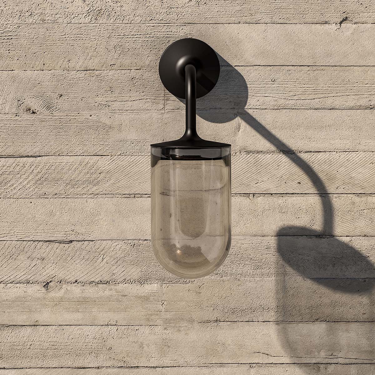 IP44.de aam.2 Wandleuchte, H: 29,8 cm, B: 10 cm Anthrazit IP44.de aam.2 Wandleuchte, H: 29,8 cm, B: 10 cm Deep Black