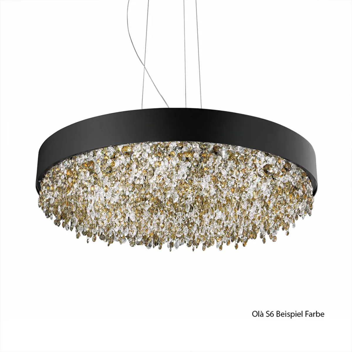 Olà S2 15 Pendelleuchte, Schwarz matt, Ø: 15 cm, LED-Modul