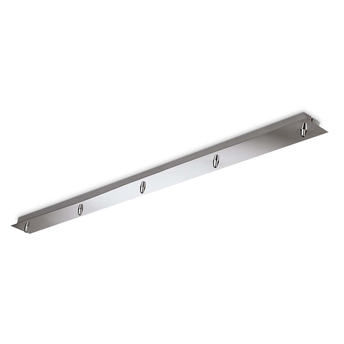 Baldachin Rosone lineare 5 luci, 120 x 4,3 x 7 cm, Chrom