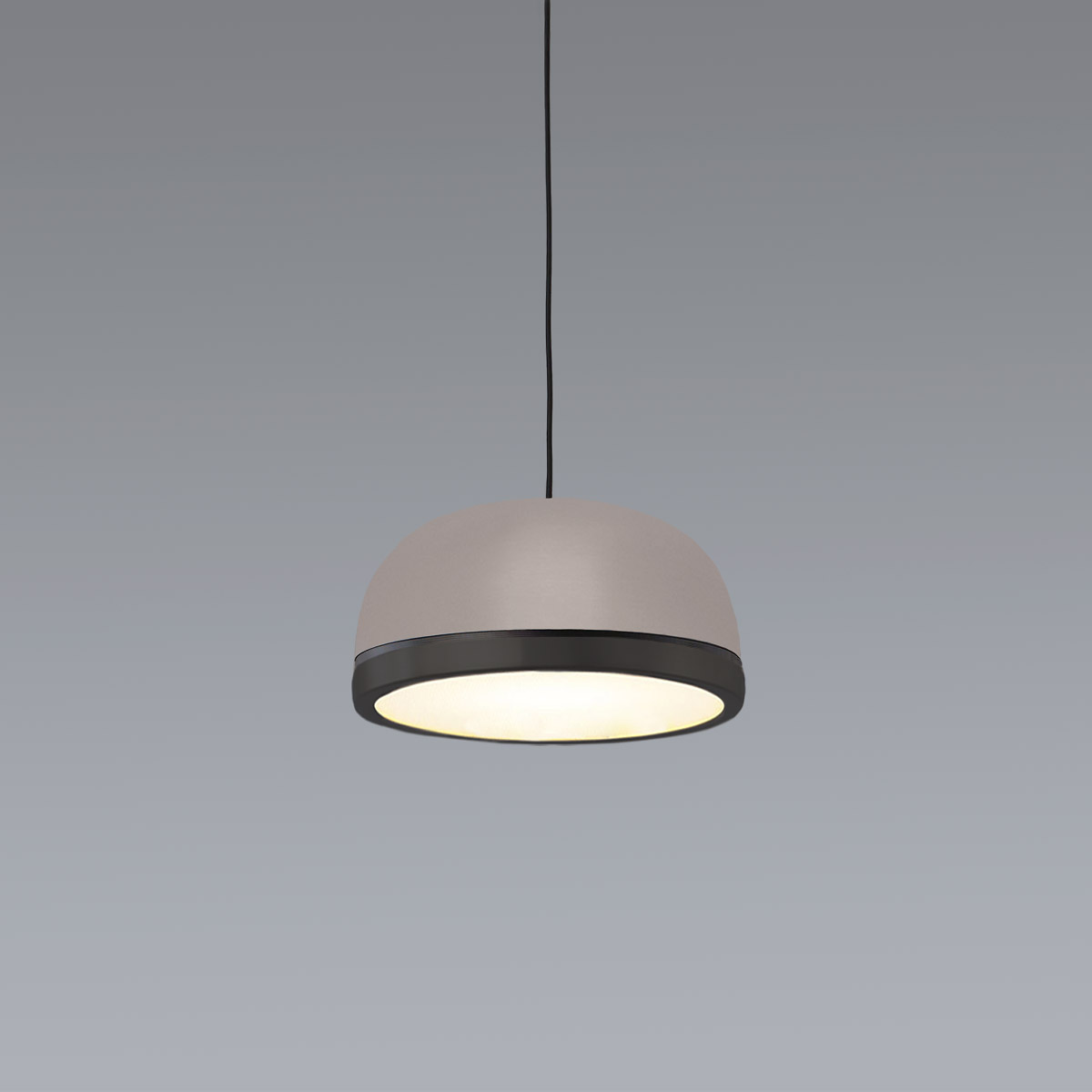 Molly 556.22 Pendelleuchte Ø: 20 cm, Sandgrau, Schwarz