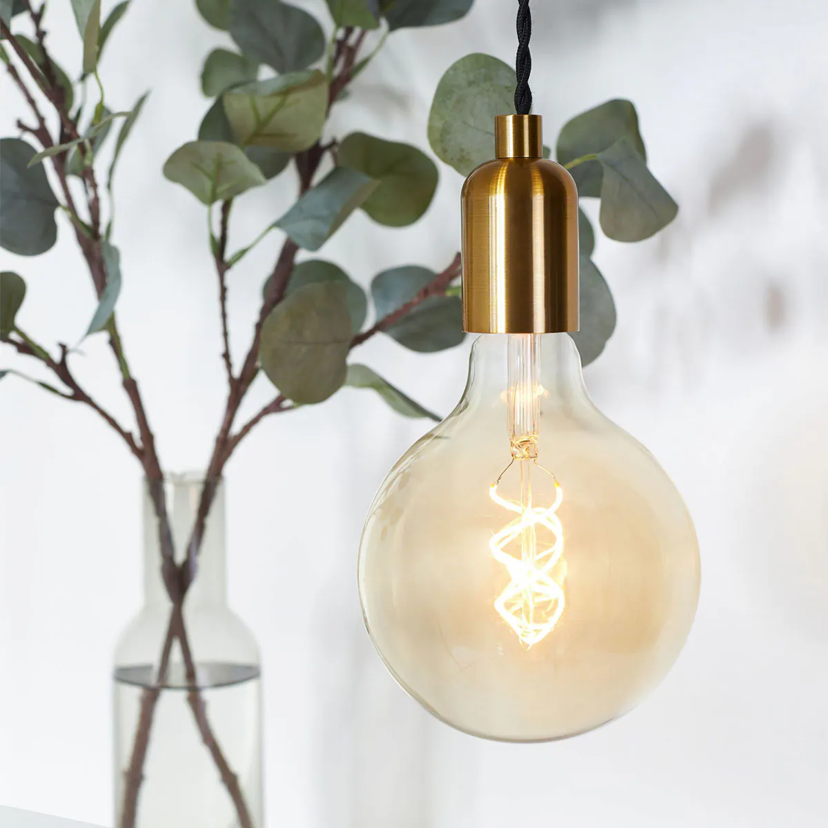 Lampenfassung E27 Aluminium Bronze vergoldet