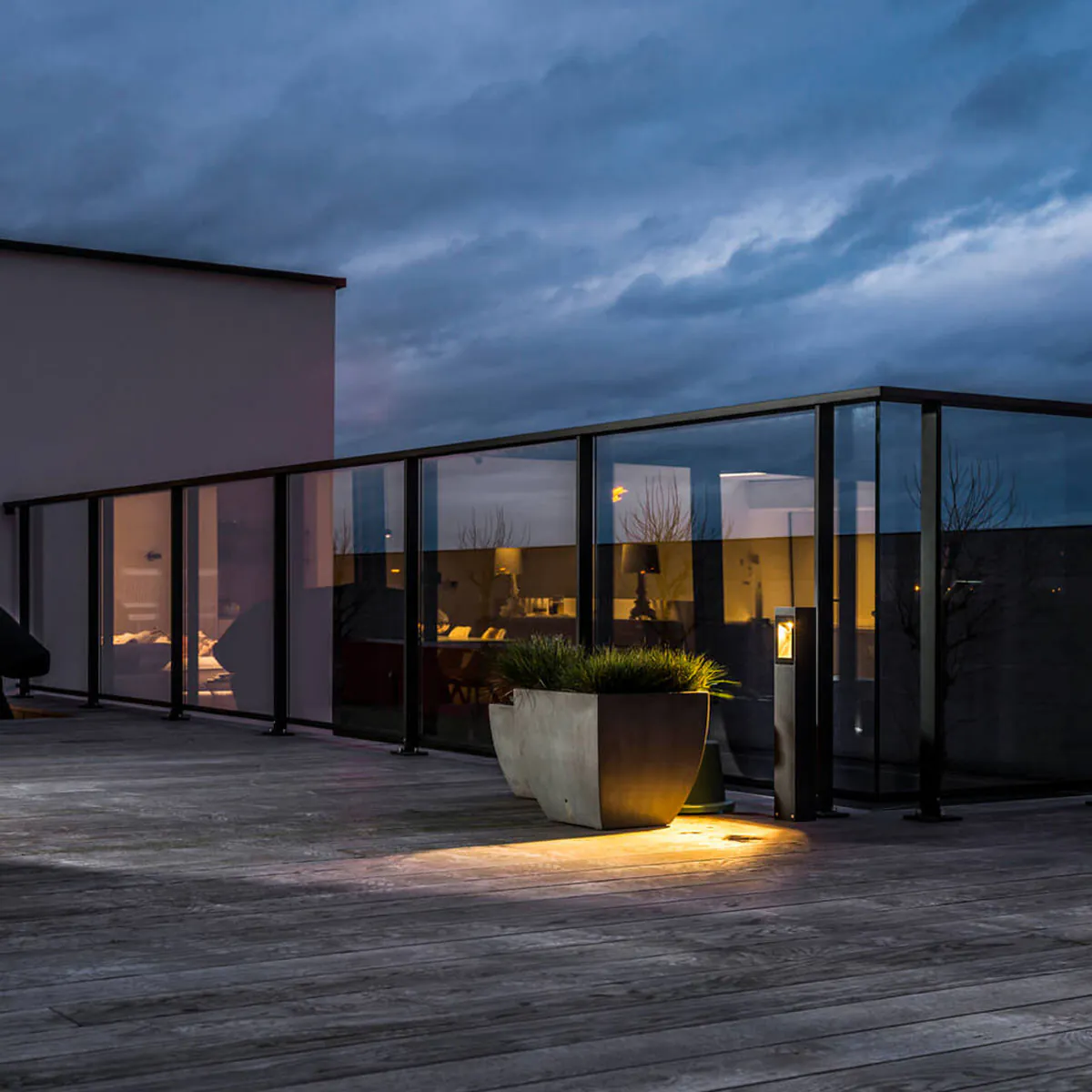 Guardian 595 Pollerleuchte, Textured Black, 2700K, H: 59,5 cm