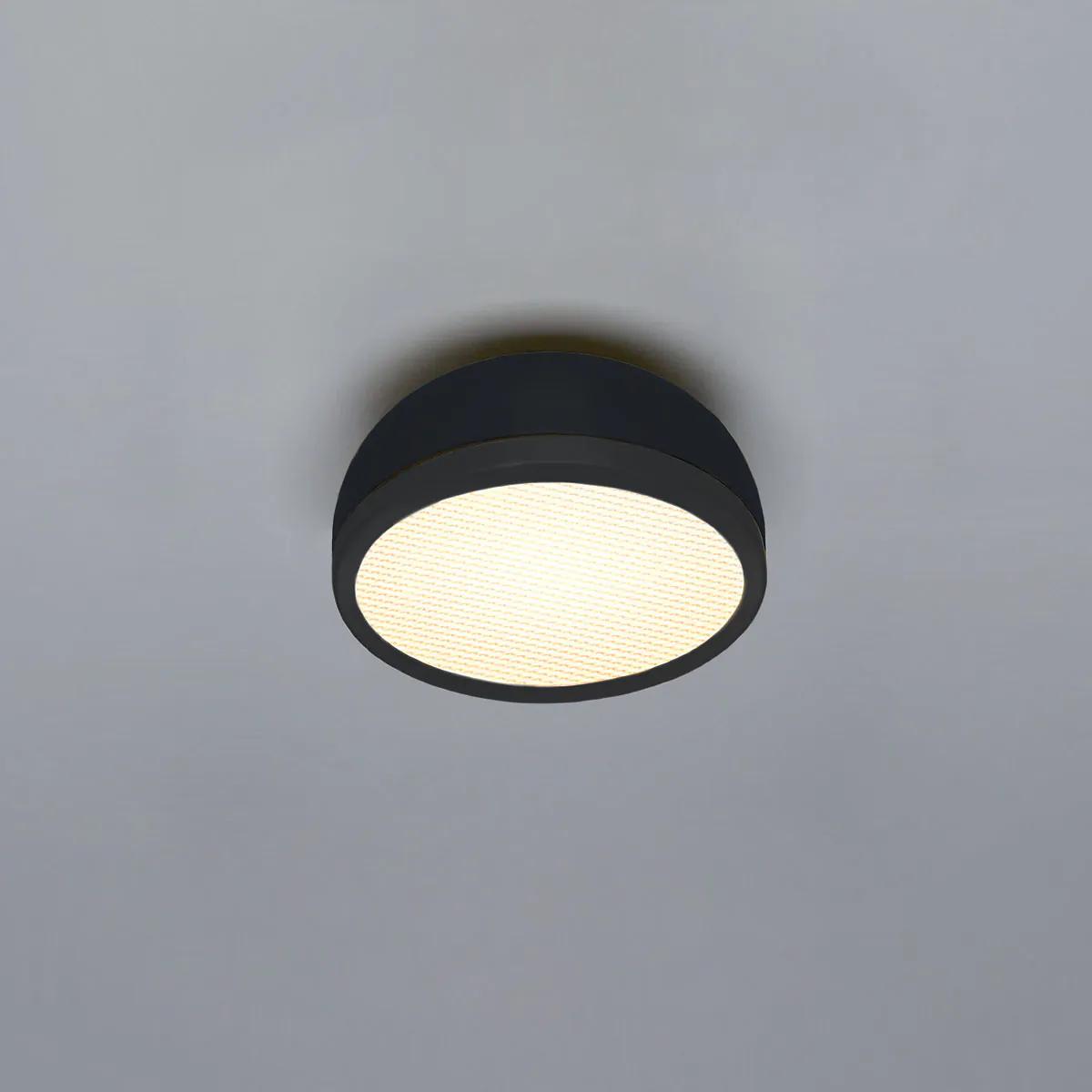 Molly 556.72 Wand - Deckenleuchte Ø: 20 cm, Schwarz, Schwarz