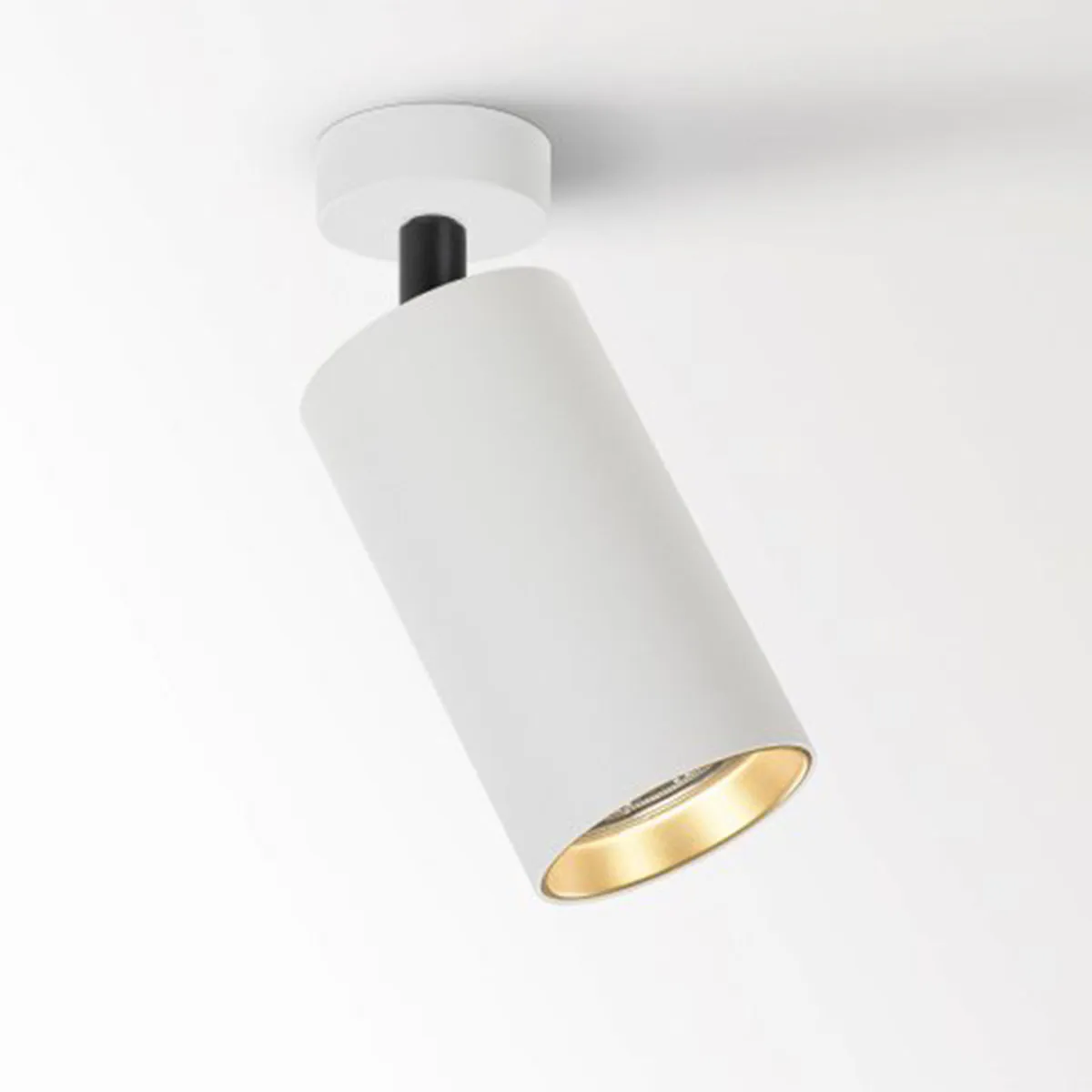 SPY 90 ON 1 93045 DIM1 Aufbaustrahler, Ø: 9 cm, L: 16,5 cm, Weiß, Warmweiß 3000K, 45°