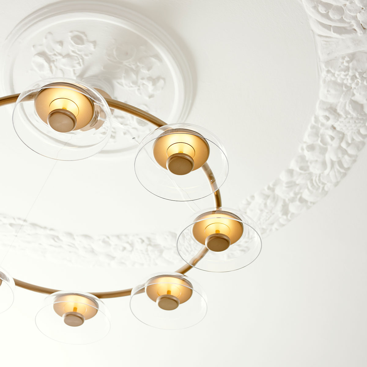 Blossi 8 Pendelleuchte, Ø: 103 cm, Gold Blossi 8 Pendelleuchte, Ø: 103 cm, Gold