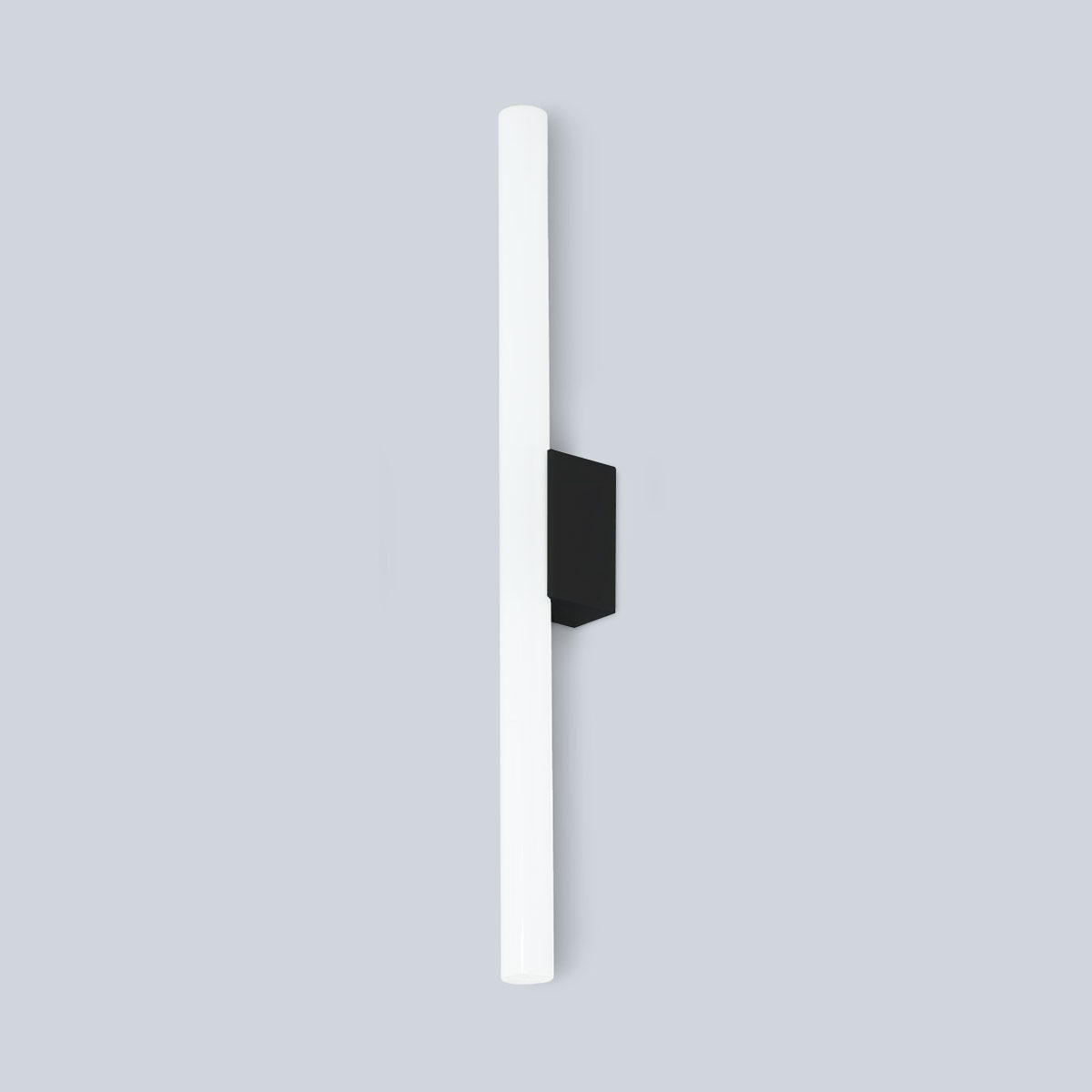 Linestra 7 Wand-/ Deckenleuchte, H: 30 / 50 cm, Fassung ohne Leuchtmittel, Schwarz matt, Ohne Klammer