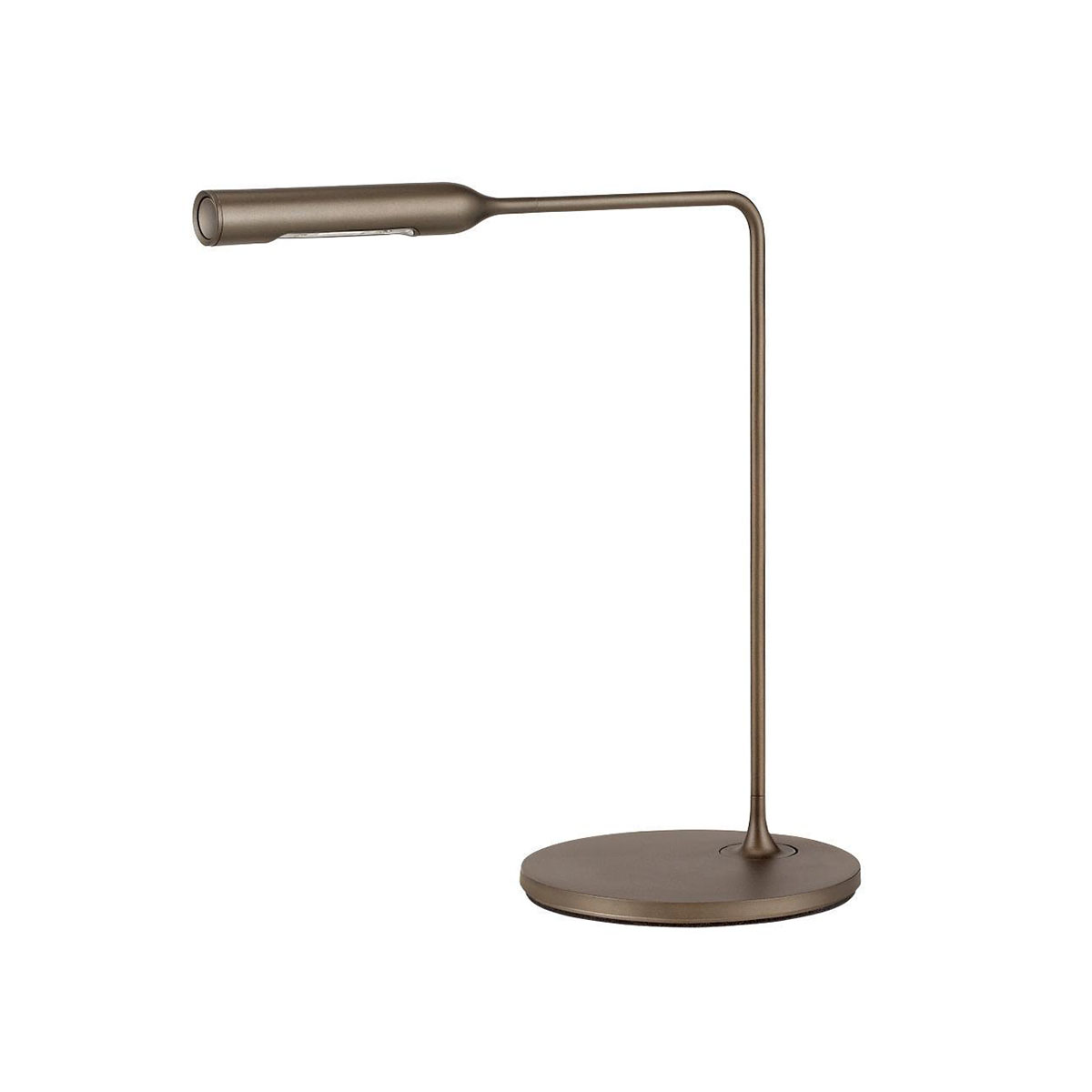 Flo Bedside Tischleuchte, H: 36 cm, Bronze metallic, Warmweiß 3000K