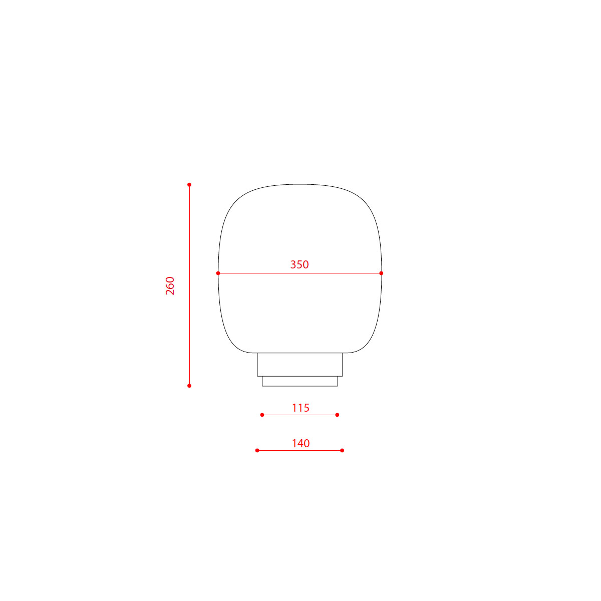 Legier 557.34 Tischleuchte, Schwarz & Hellgrau, Rauchglas Legier 557.34 Tischleuchte, Schwarz & Kupfer, Opalglas