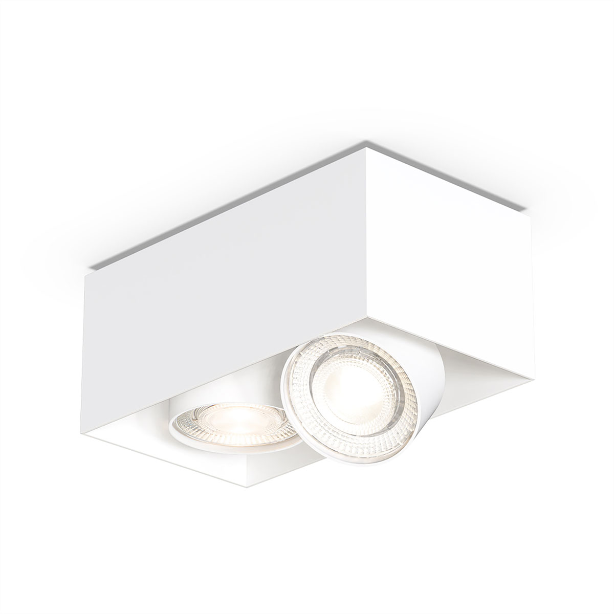 Mawa Wittenberg 4.0 Aufbaustrahler – beweglicher Lichtkopf, minimalistisches Design, entblendetes Licht, geeignet für Büro Mawa Wittenberg 4.0 Aufbaustrahler – dreh- und schwenkbar, puristische Formensprache, blendfreie Lichtverteilung, geeignet für Wohnzimmer