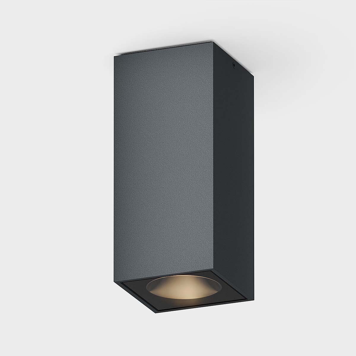 IP44.de down.3 S Deckenleuchte, B: 6,8 cm, H: 15 cm, Anthrazit