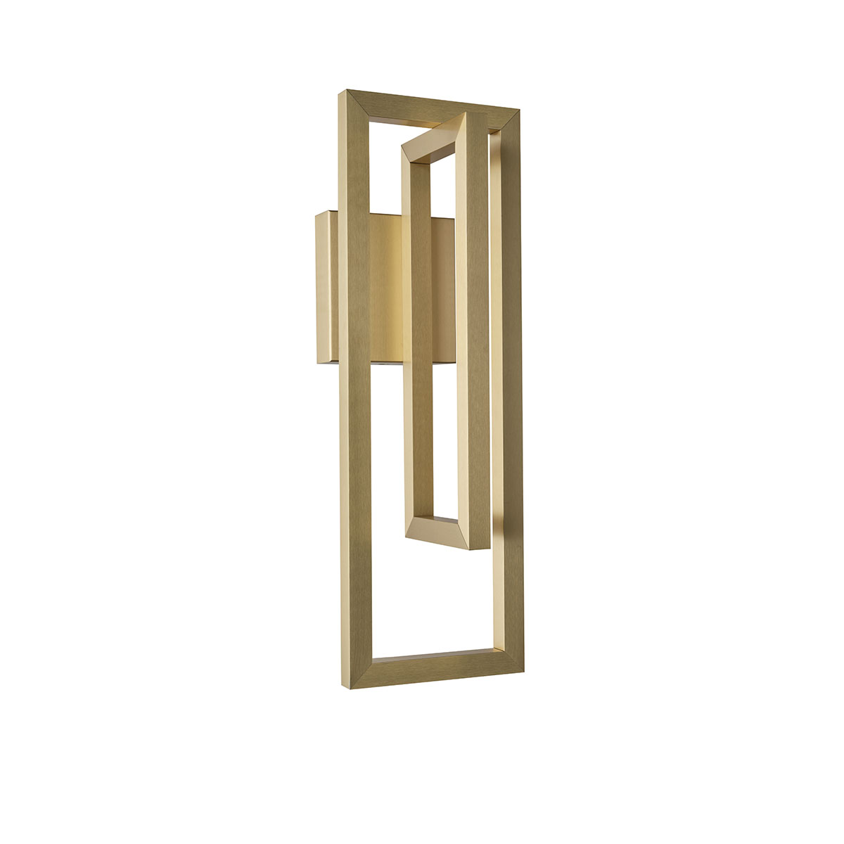 Borely Wandleuchte, B: 16 cm, H: 48 cm Gold – hochwertiges Design des Herstellers DCW Editions passt perfekt in den Treppenaufgang